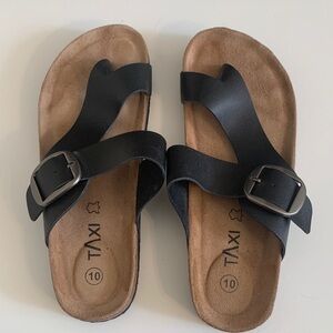 TAXI Black Women's Sandals